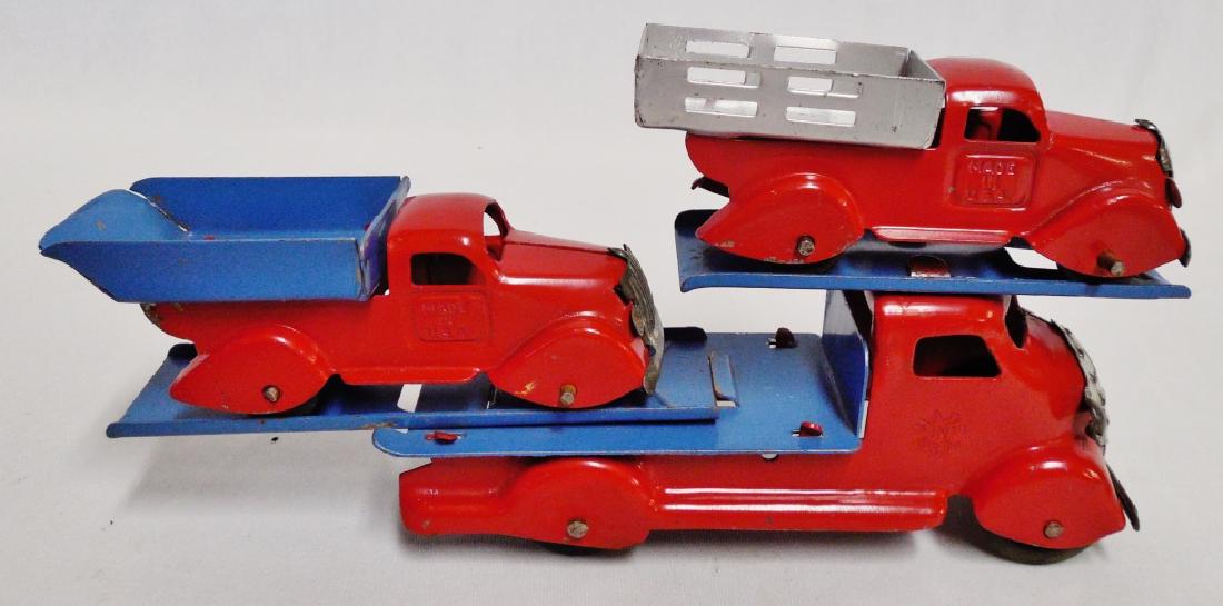 Metal Truck Transport with Trucks (1 of 4)