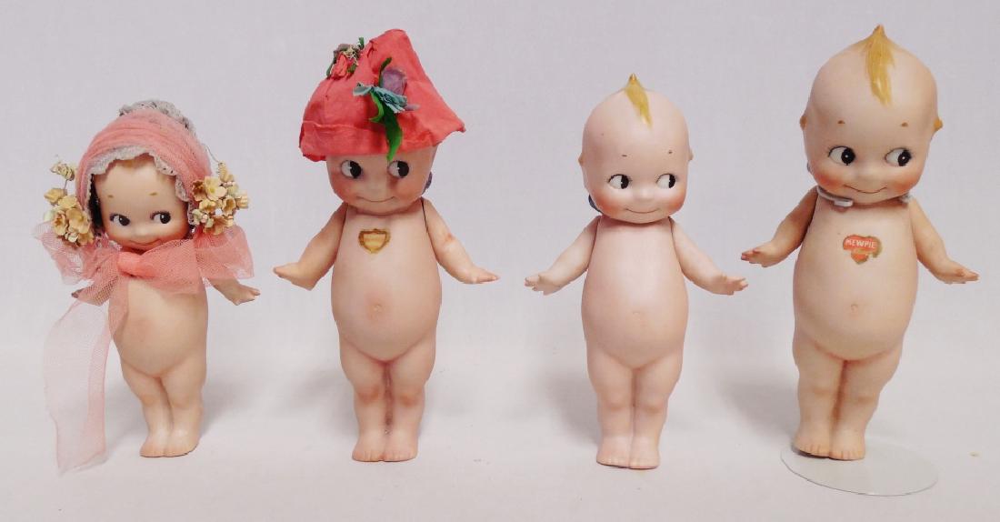 Lot of 4 Bisque Kewpie Dolls (1 of 2)