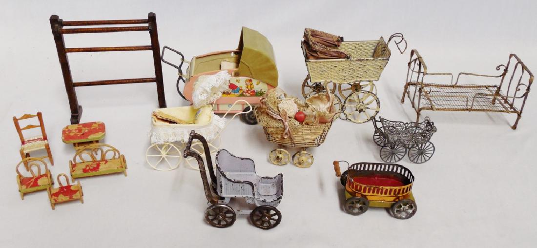 Lot of 7 Doll Carriages (1 of 1)