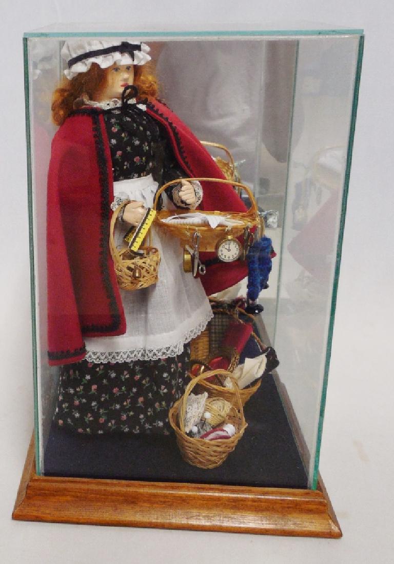 Doll with Mirrored Display Case (1 of 2)