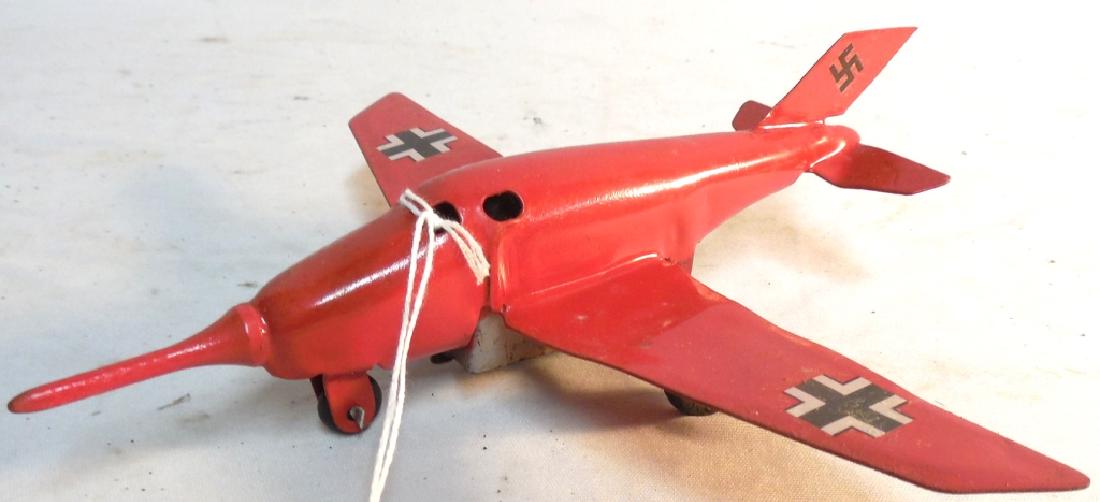 1940's Friction Drive Modified German Jet: AS-IS, manufacturer unknown