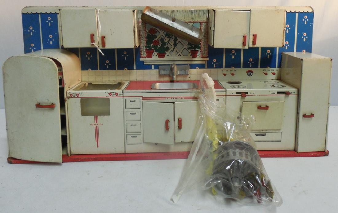 1950's USA Superior Toy Kitchen Set (1 of 2)