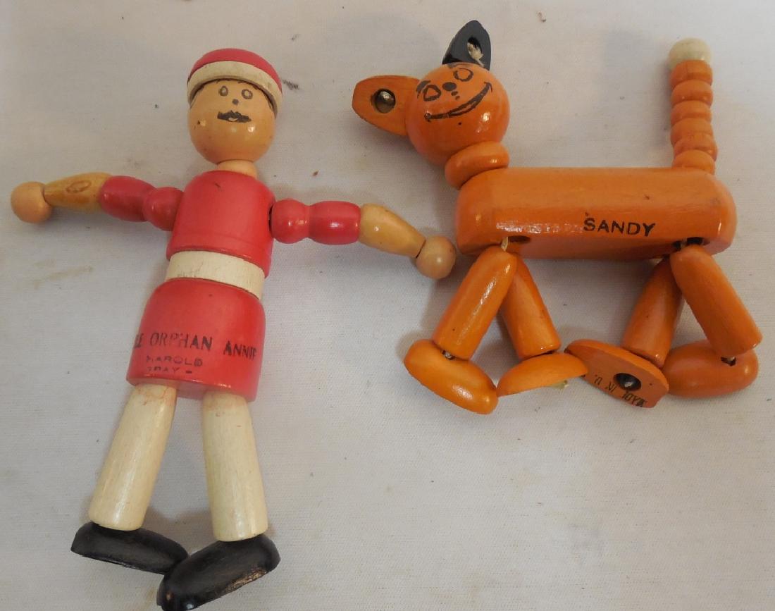 1930's Little Orphan Annie and Sandy Figurines (1 of 1)