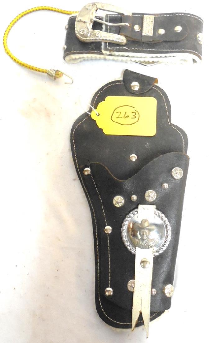 Hop-A-Long Cassidy Holster and Belt: AS-IS