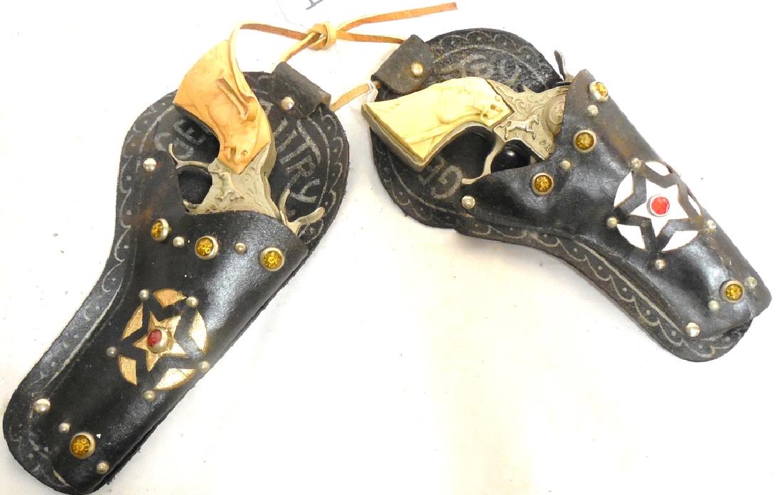 Gene Autry Double Holster with Guns (1 of 2)