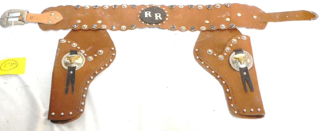 Roy Rogers Double Gun Holster: AS-IS