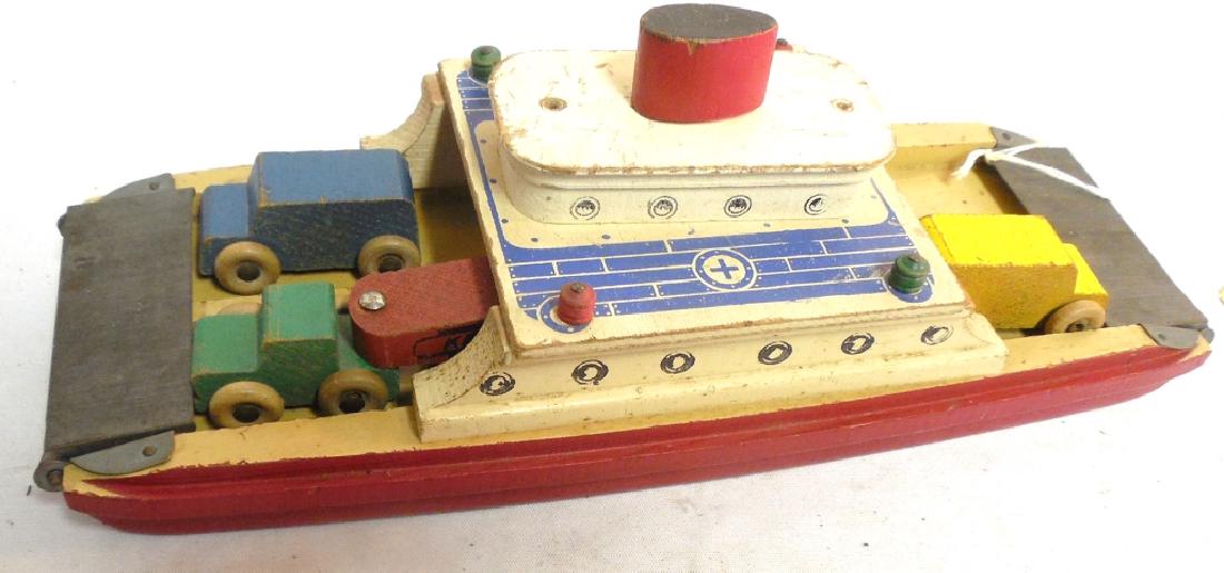 1950's Keystone Ferry Boat with 2 Cars and 1 Truck (1 of 4)