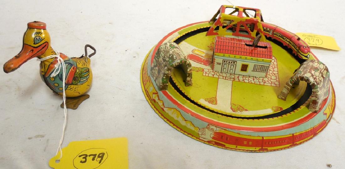 Lot of 2 Tin Wind-Up Toys (1 of 3)