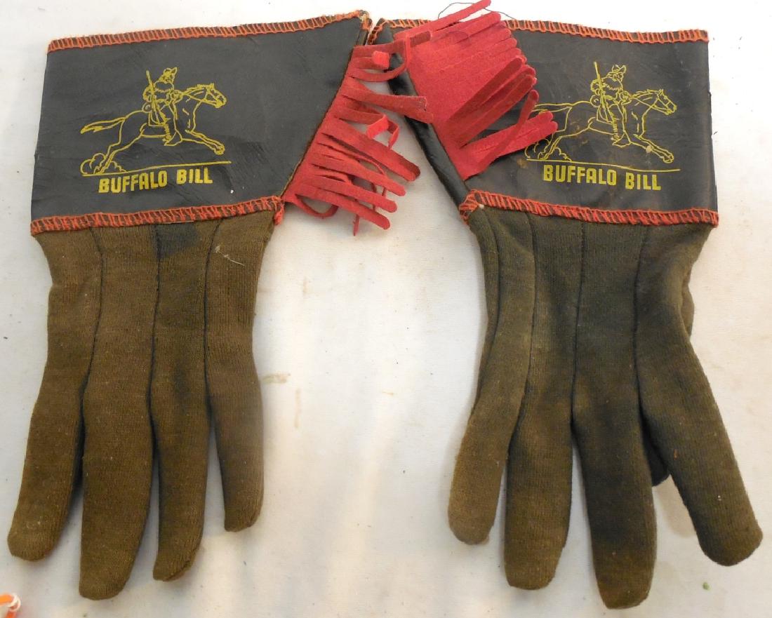 Buffalo Bill Cowboy Gloves - RARE (1 of 2)