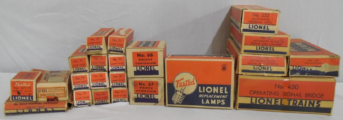 Lot of 26 Lionel train accessories (1 of 6)