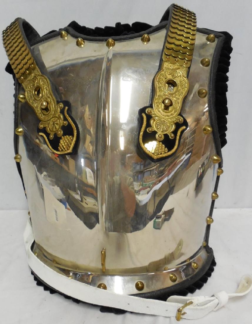 Chest and Back Armor with straps: 19"w x 18" h