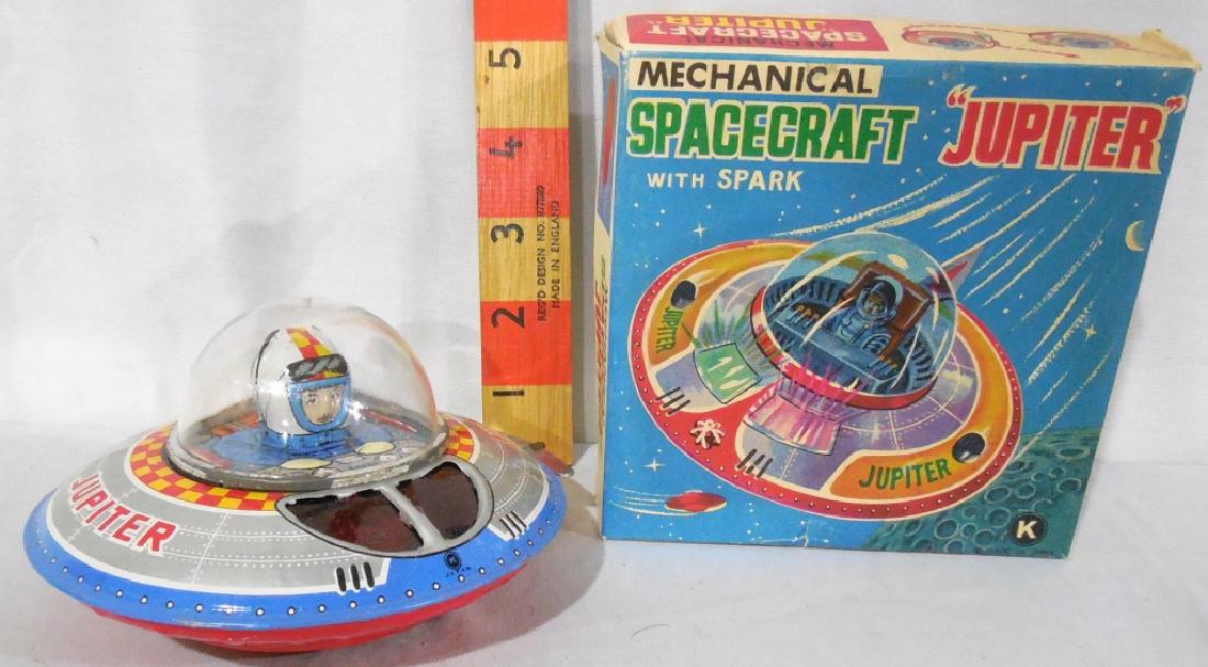 Japanese Tin Litho Wind up Jupiter: spacecraft