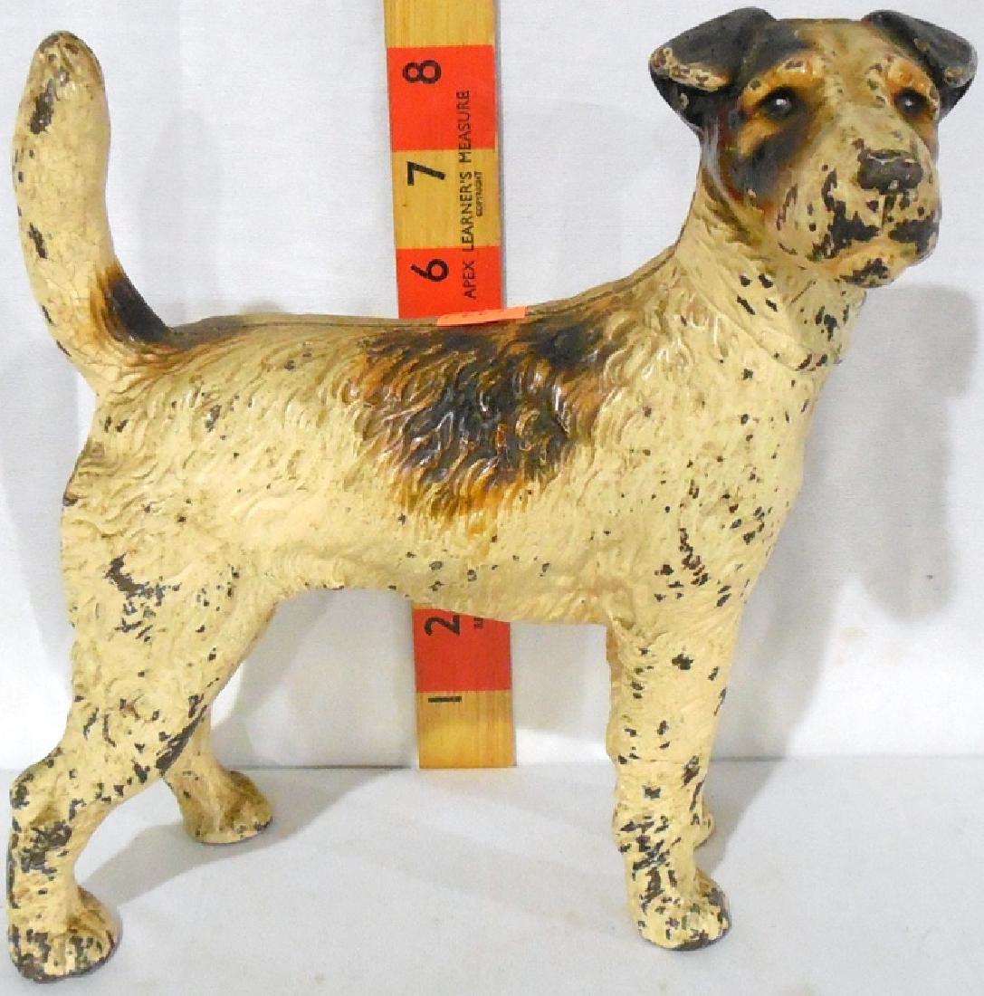Cast Iron Terrier Doorstop: 8 1/2" x 7"