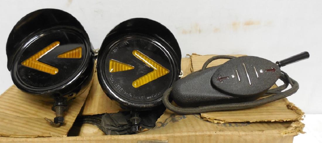 One Set NOS Sho-Turn Turn Signal: The K-D Camp Co. Style "A"