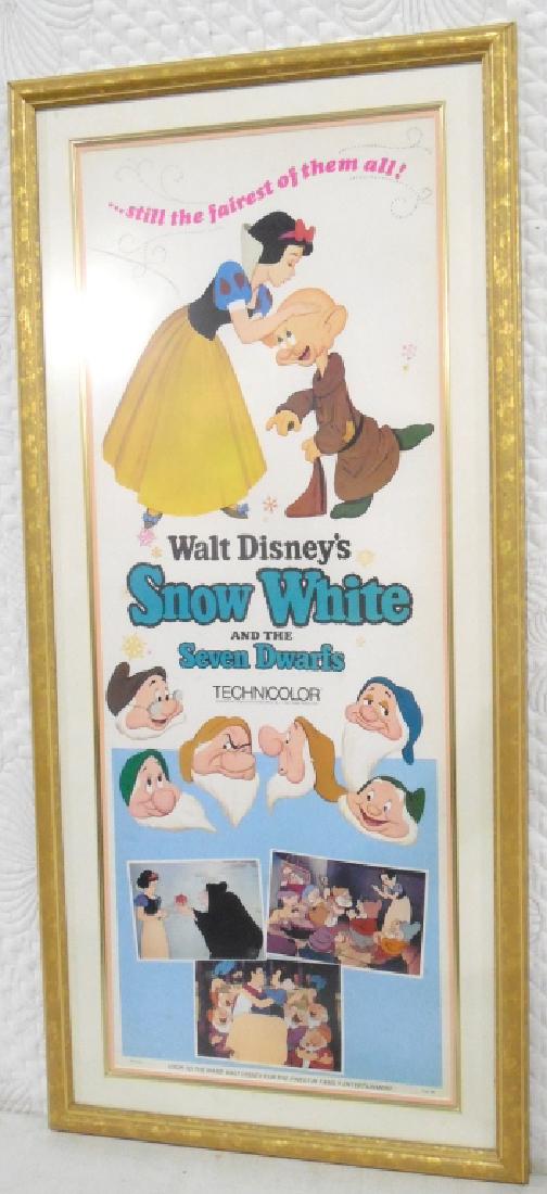 Snow White and the Seven Dwarfs: 19.5" wide x 42" high