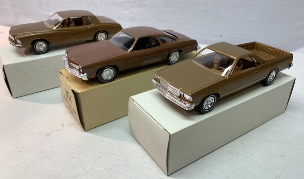 79 El Camino 74 olds cutlass and 79 Chevy Monte: Carlo all three are good condition and have original boxes