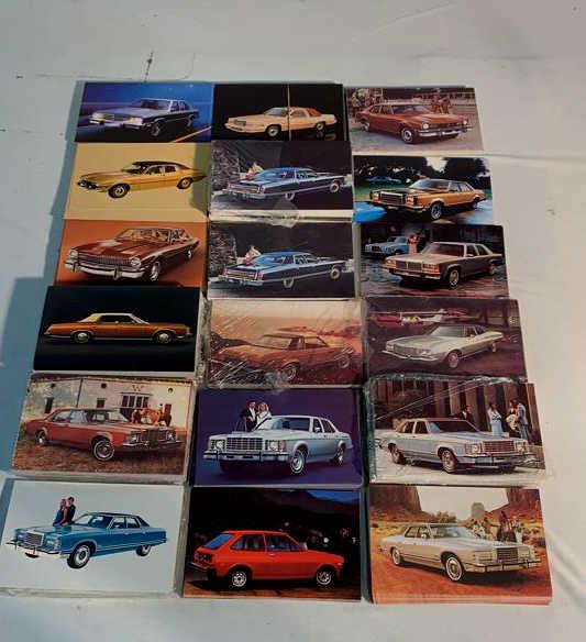 70’s & 80’s Ford 2 & 4 door Sedans postcards (1 of 6)