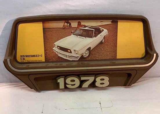 1978 Ford Mustang Advertising Sign (1 of 2)