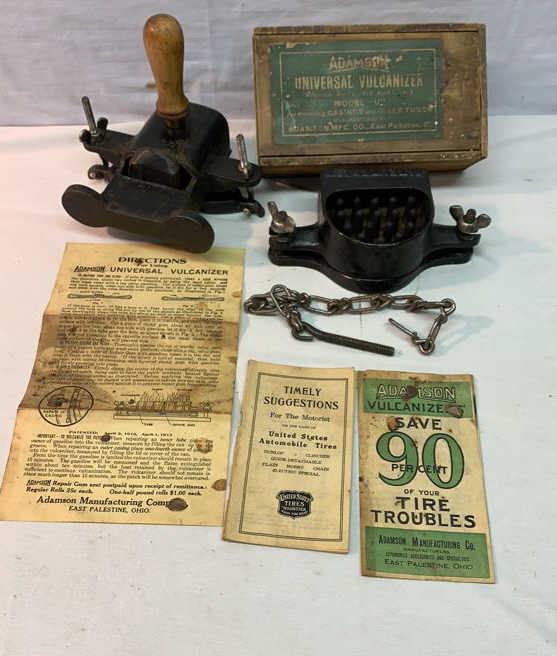 Adamson Vilcanizer Model U and other: used as is see photos