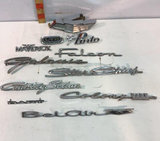 11 Auto Name Badges Ford - Chevy and Dodge (1 of 3)