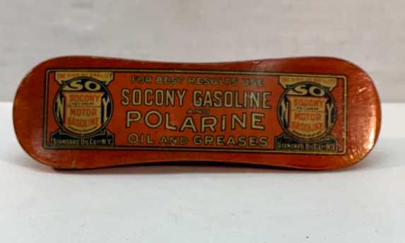 Socony Gasoline and Polarine Advertising Brush (1 of 4)