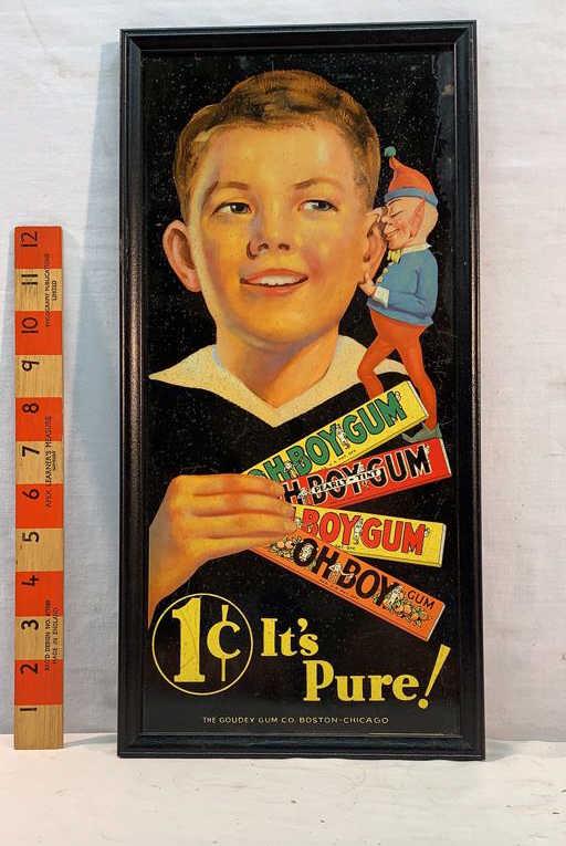 OH BOY GUM Framed advertisement (1 of 3)