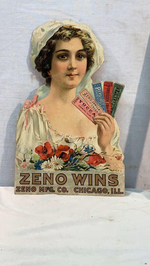 ZENO WINS Advertising diecut (1 of 4)