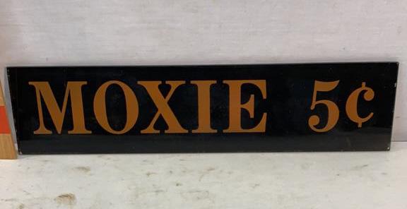 Reversed painted MOXIE Sign (1 of 2)