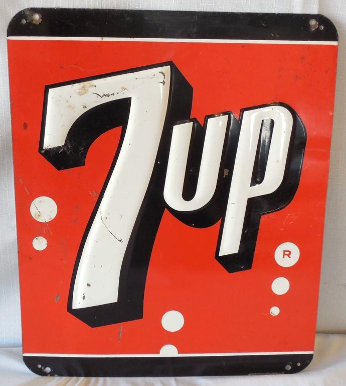 7 UP Embossed Sign (1 of 4)