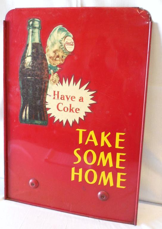 Coca-Cola Rack Topper sign take some home (1 of 6)
