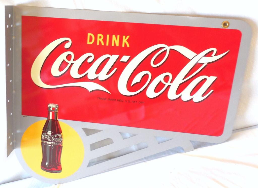 Contemporary Coca-Cola double sided sign (1 of 2)