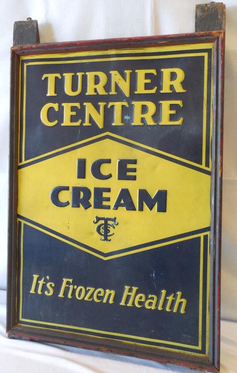 Turner Centre Ice Cream sign framed (1 of 5)