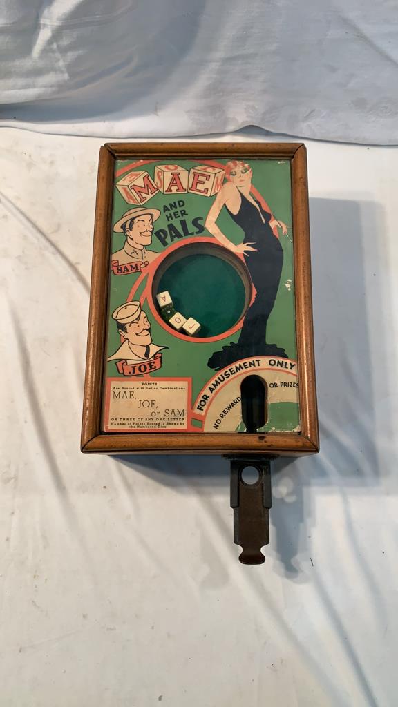 Mae and her Pals Game: Used as is see photos has Key 4 1/2 inches Tall