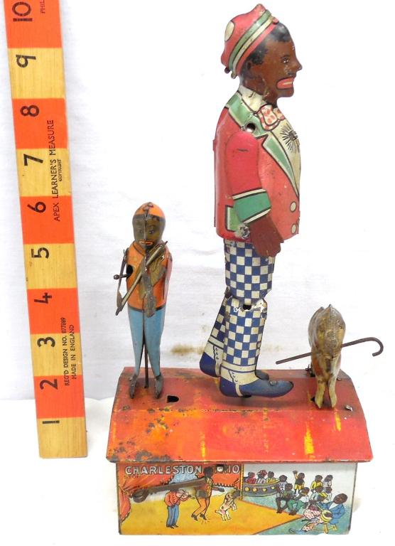 Charleston Trio Wind-up Toy: Works Used as is see photos