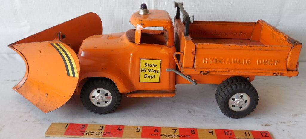Tonka State Hi-way Dept Dump Truck with Plow: Used see photos