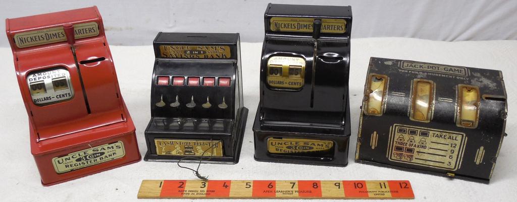3 Uncle Sam's and 1 Jack-Pot Bank (1 of 14)