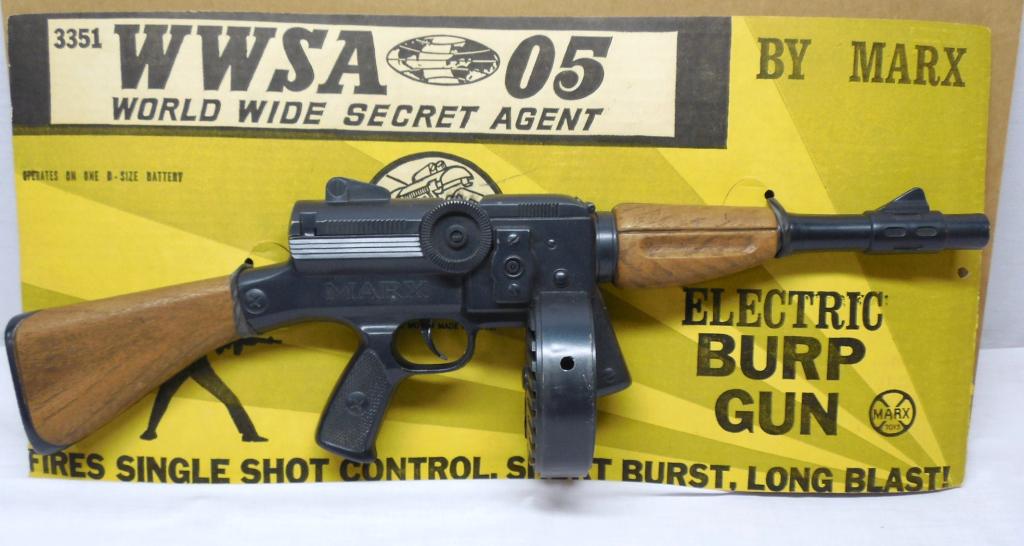 WWAS 05 BURP Gun by Marx: New in Box