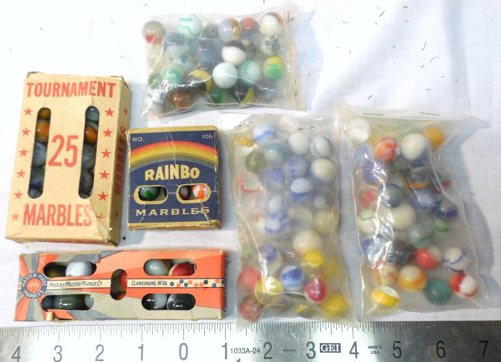 6 Bag's Mixed Marbles (1 of 4)