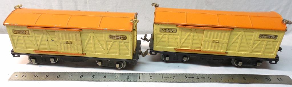 2 Lionel # 514 Standard Gauge Box Cars (1 of 5)