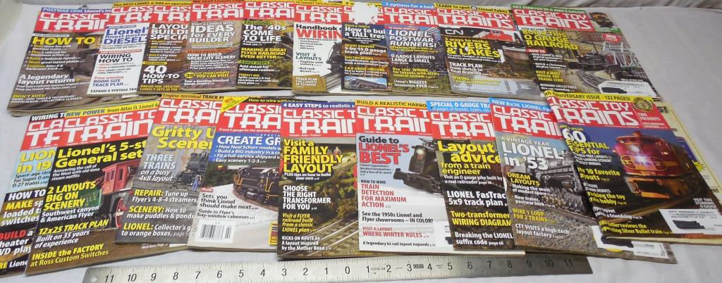 Aprox. 19 Classic Toy Train Magazines Lot (1 of 4)