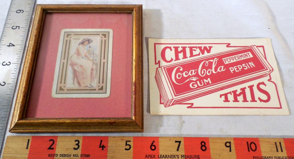 Coca Cola Card / Coca Cola Gum Adv. (1 of 4)