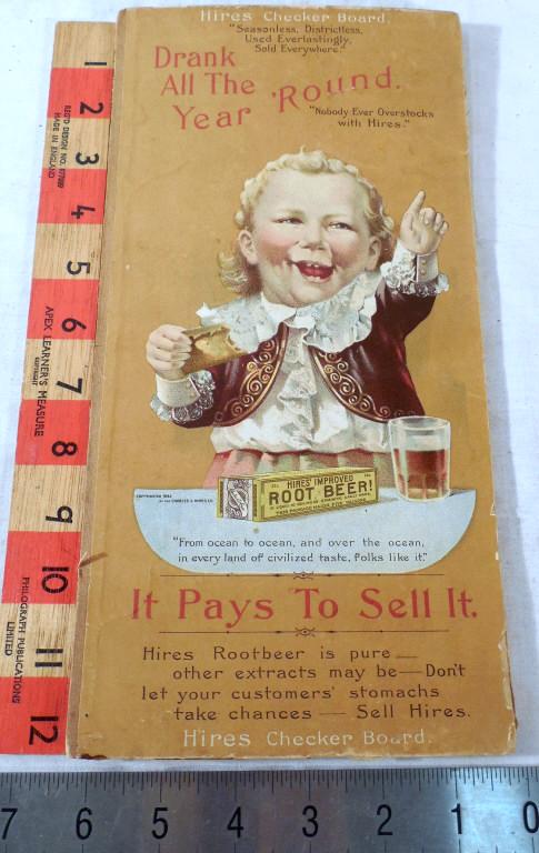 Hires Root Beer Checker Board / Adv. (1 of 7)