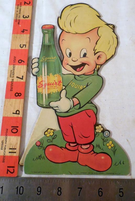 Squirt Cardboard Display: Used As Is See Photos