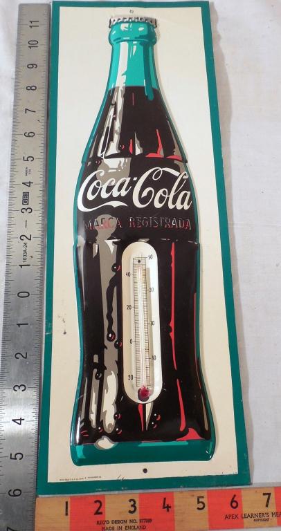 Coca Cola Metal Thermometer (1 of 5)