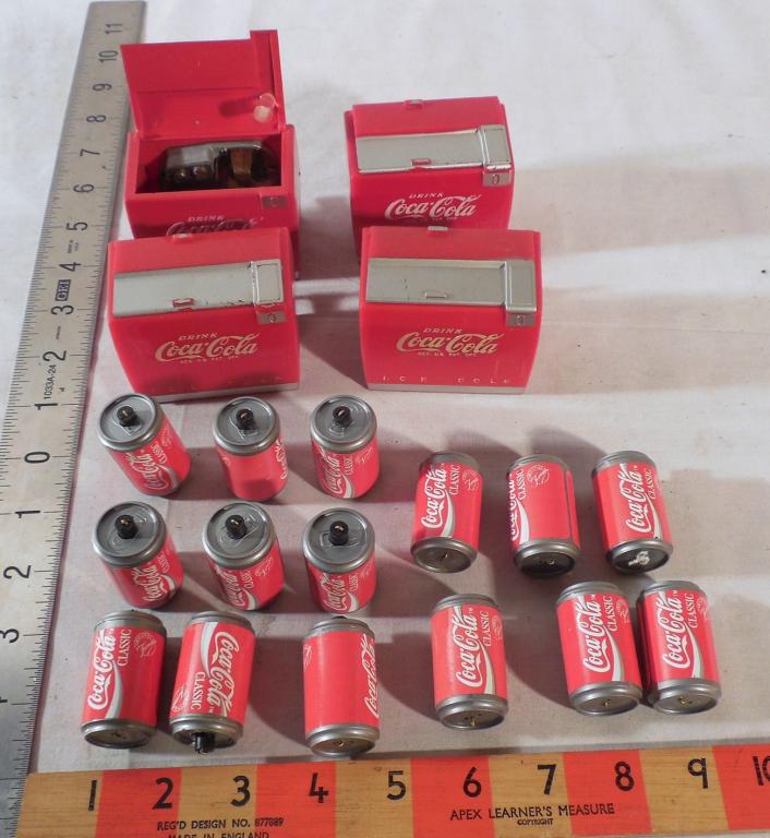 Coke 4 Music Boxes/ 26 Fishing Bobbers (1 of 6)