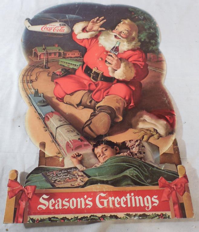 Coca Cola / Santa 24 1/4" x 16" (1 of 6)