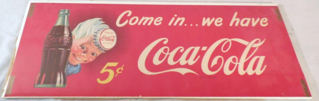 Coca Cola Come in…we have - Paper Sign (1 of 4)