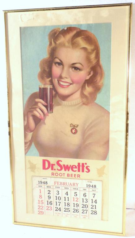 Dr. Swett's Root Beer Calendar 1948 (1 of 4)