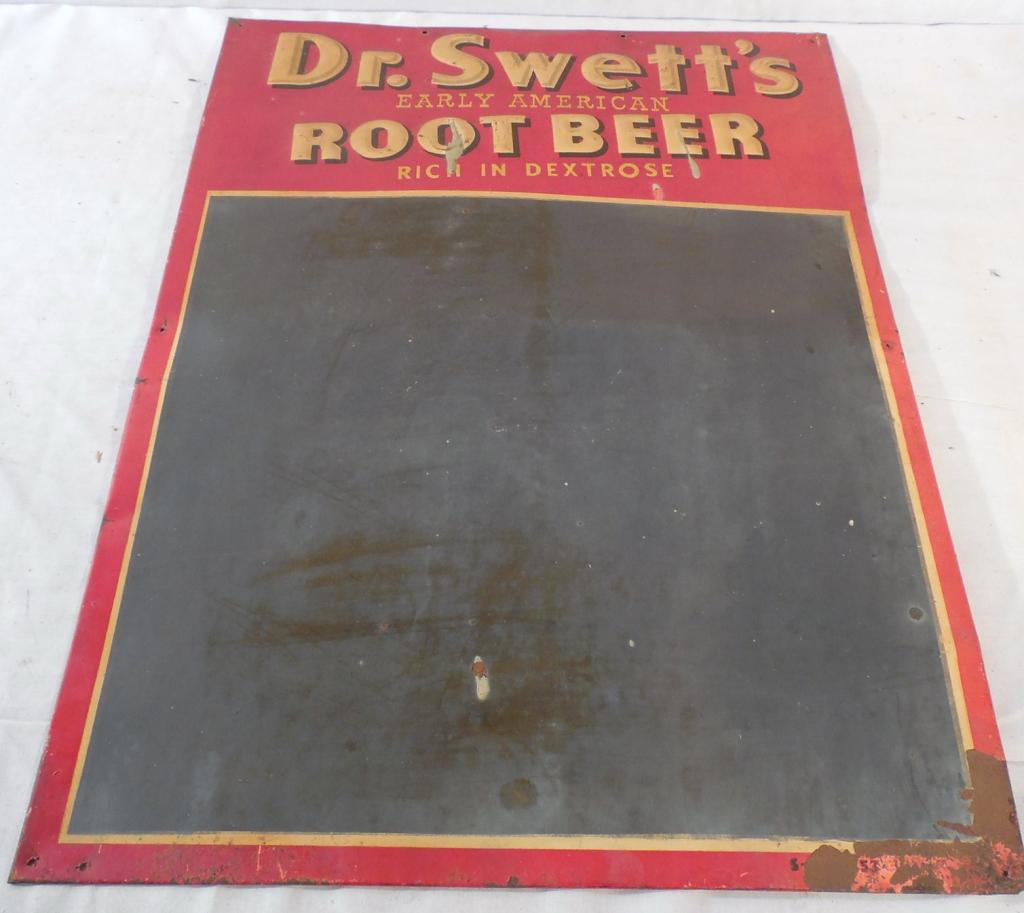 Dr. Swett's Root Beer Metal Chalk Board (1 of 4)