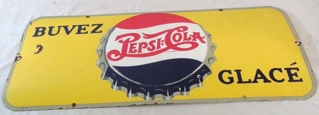 Pepsi Sign in French Buvez=Drink Glace=Ice (1 of 5)
